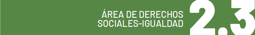 2.3 - Derechos sociales.Igualdad